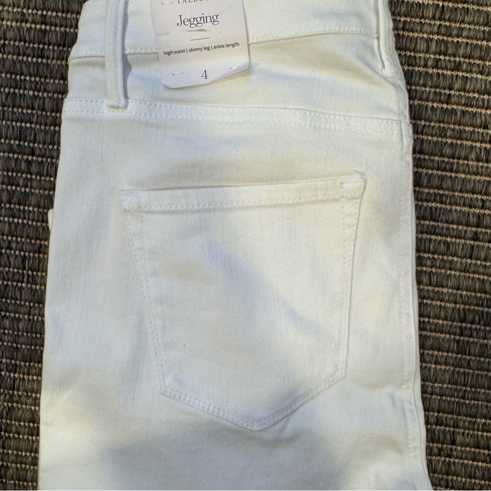 Talbots Women's White Skinny Jeans - Picture 3 of 5